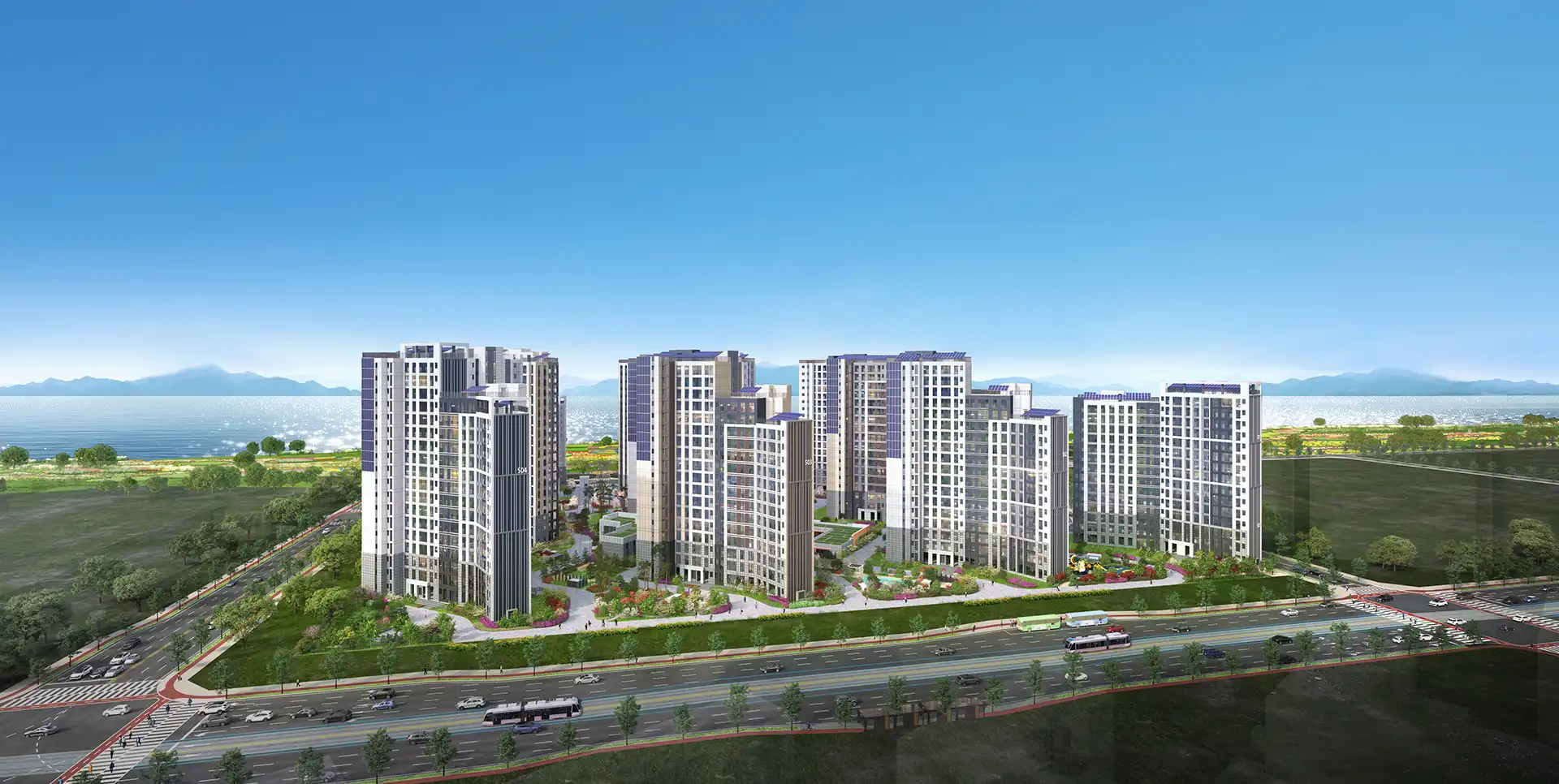 에코델타시티 엘가 로제비앙 투시도